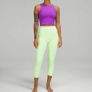 NEW Lululemon Align High-Rise Crop with Pockets 23" Faded Zap size 6